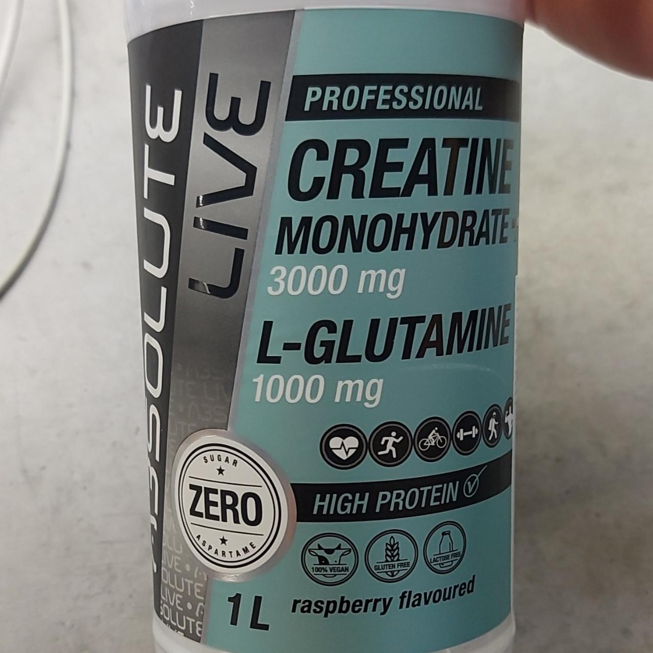 Fotografie - Absolute Live Creatine Monohydrate + L-Glutamine