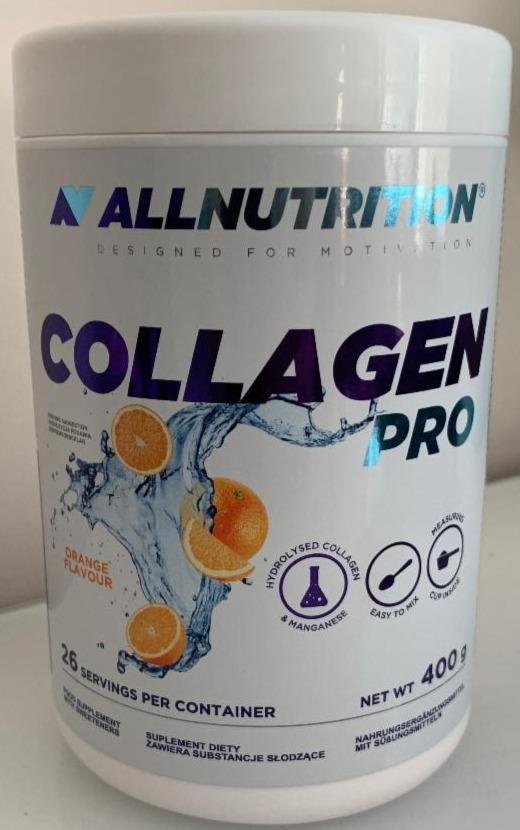 Fotografie - Collagen PRO Orange flavour Allnutrition