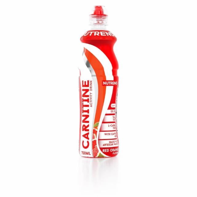 Fotografie - Carnitine activity drink with caffeine Red orange (červený pomeranč) Nutrend