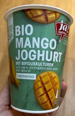 Fotografie - Bio Mango Joghurt Ja! Natürlich.