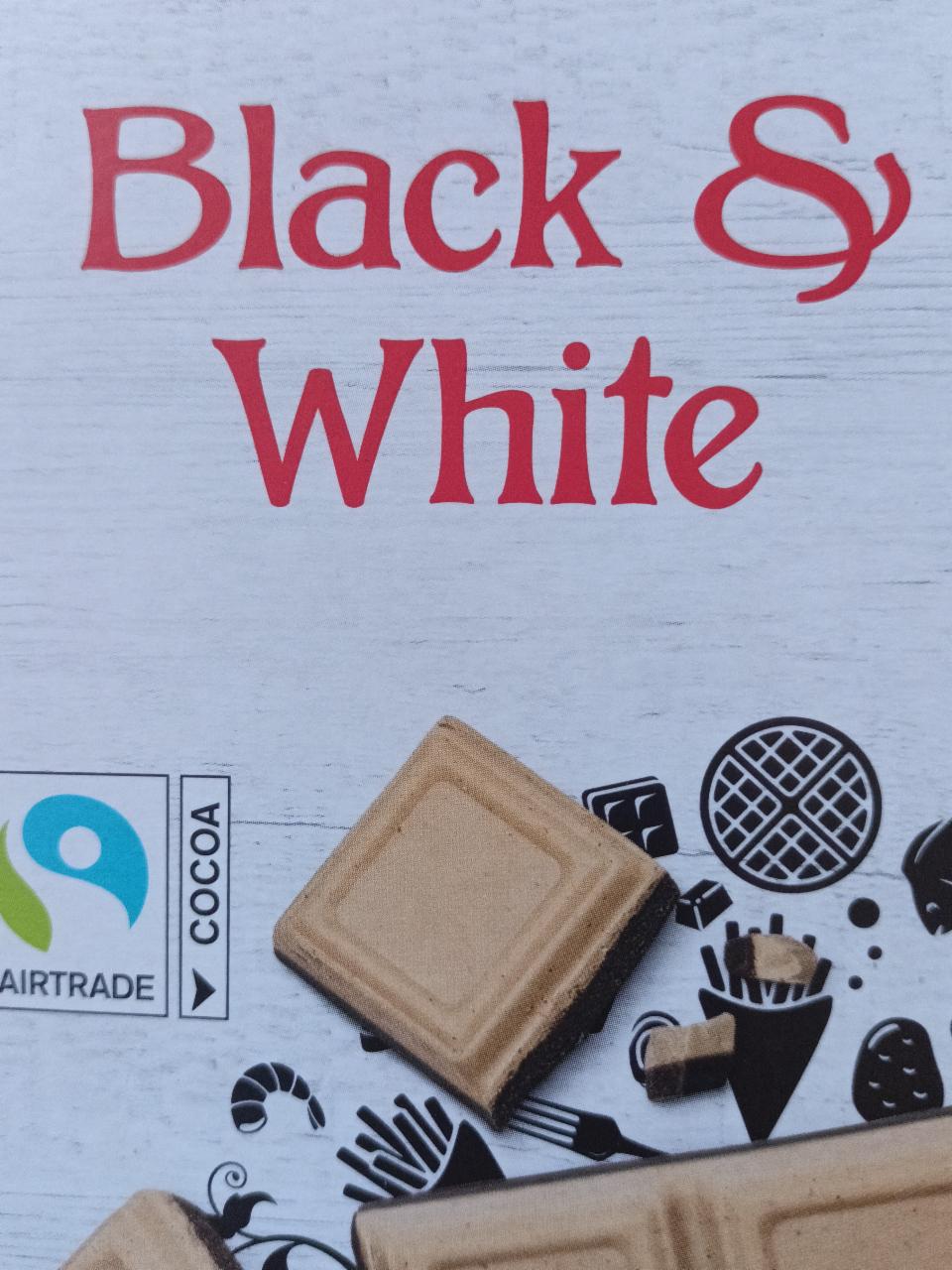 Fotografie - Belgian style black & white chocolate 