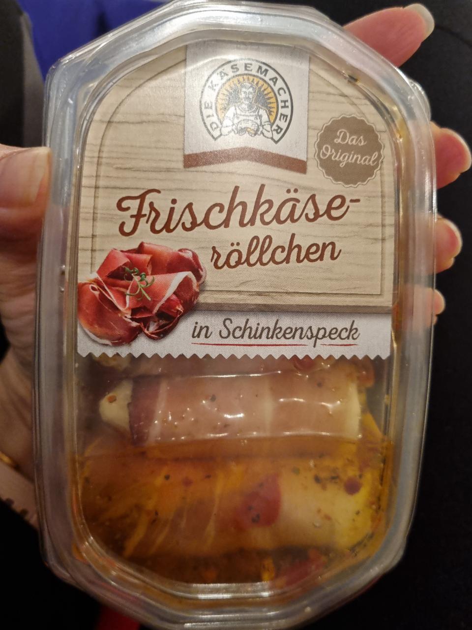 Fotografie - Frischkäse-röllchen in Schinkenspeck