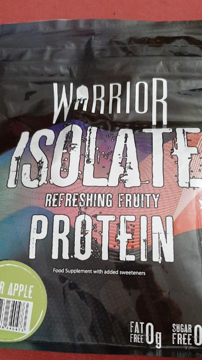 Fotografie - Isolate protein Sour apple Warrior