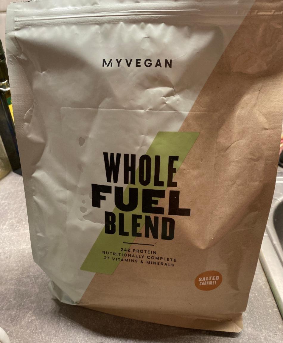 Fotografie - Whole Fuel Blend Salted caramel MyVegan