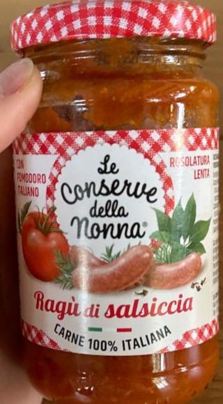 Fotografie - Ragú di salsiccia Le conserve della Nonna