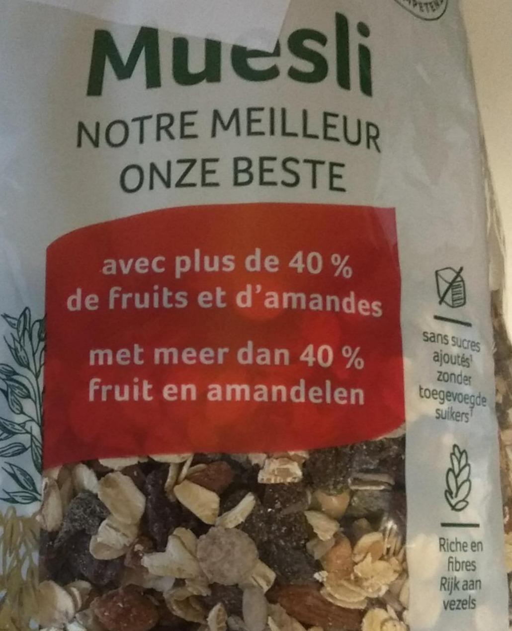 Fotografie - Muesli Notre meilleur onze beste avec plus de 40% de fruits et d´amandes GranoVita