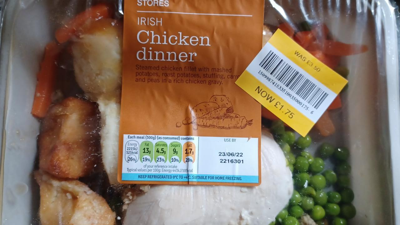 Fotografie - Irish Chicken denner