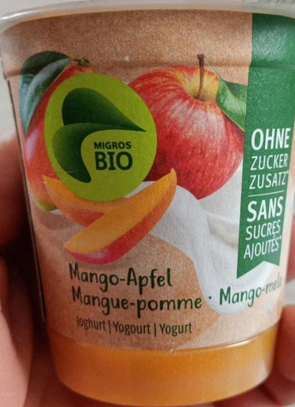 Fotografie - Jogurt Mango-Apfel Migros bio