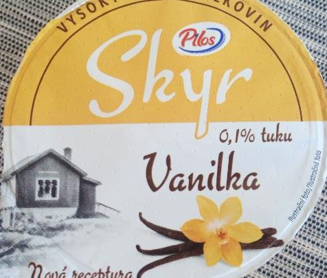 Fotografie - Skyr Vanilka 0,1%tuku - Pilos