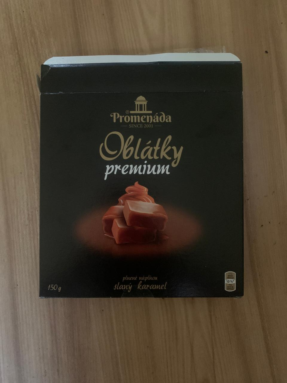 Fotografie - Oblátky premium slaný karamel Promenáda