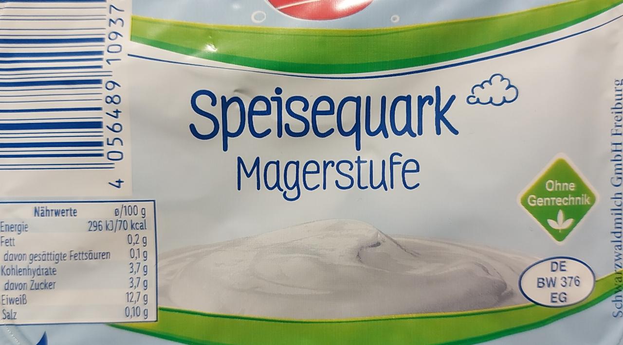 Fotografie - Speisequark Magerstufe Milbona