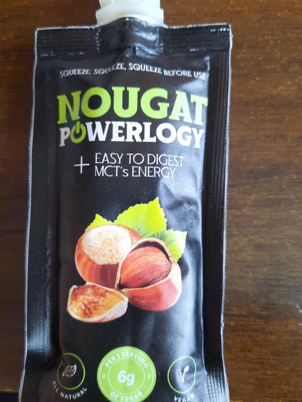 Fotografie - NOUGAT POWERLOGY + EASY TO DIGEST MCT's ENERGY 