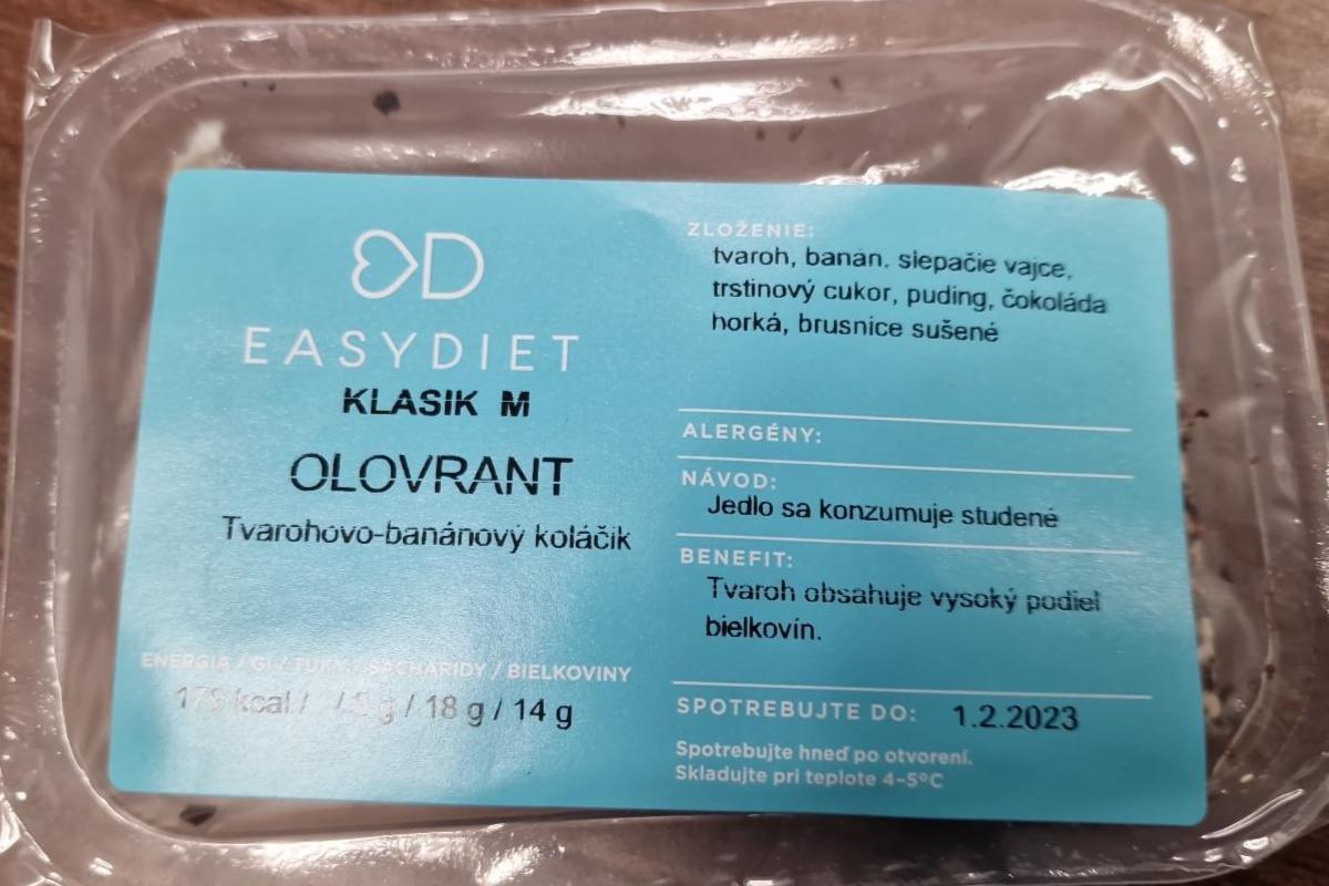 Fotografie - Tvarohovo-banánový koláčik EasyDiet