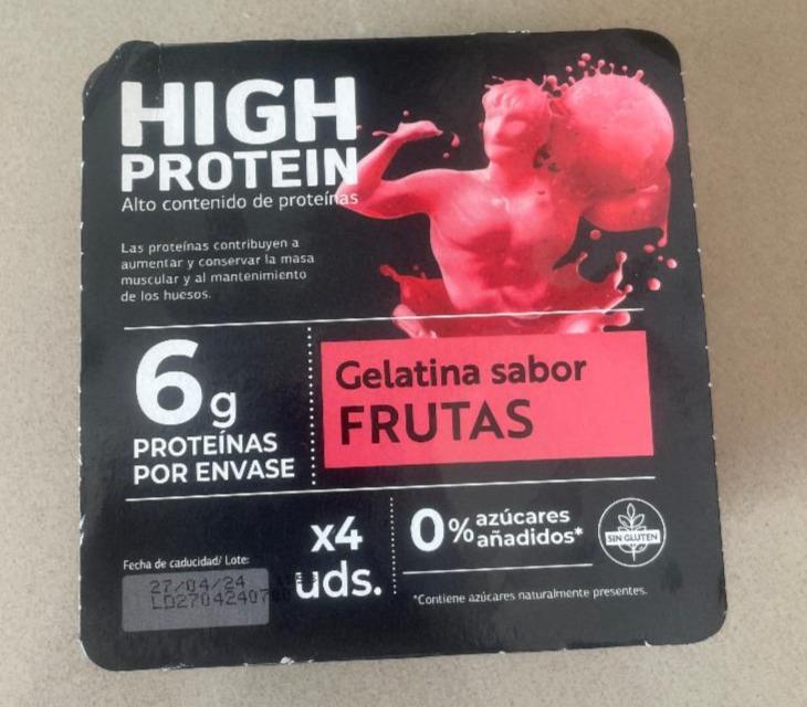 Fotografie - Gelatina sabor Frutas High Protein Dia