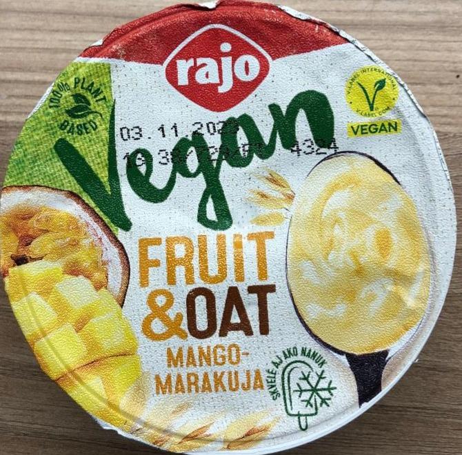 Fotografie - Vegan Fruit & Oat Mango Marakuja Rajo