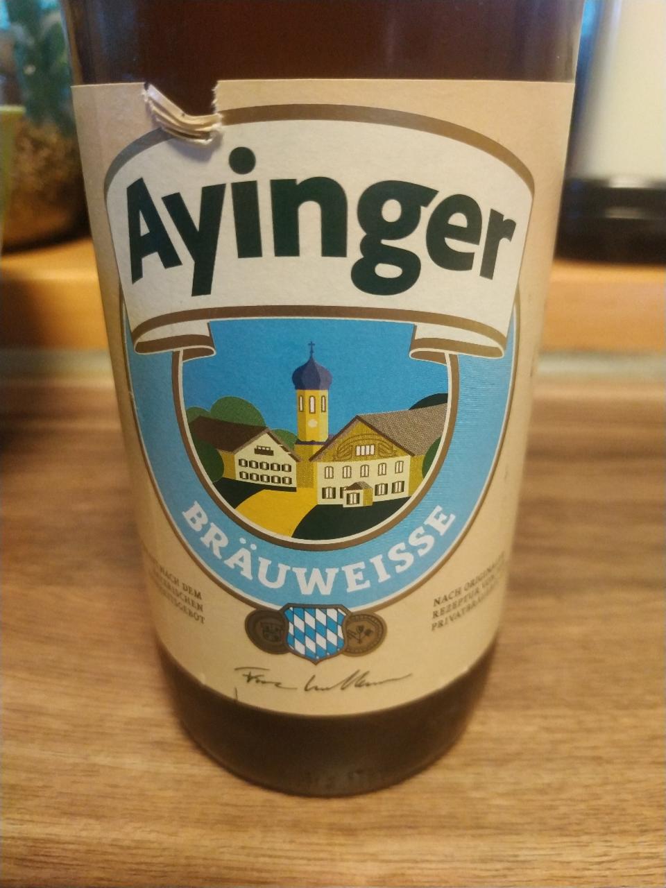 Fotografie - Ayinger Brauweisse pšeničné pivo