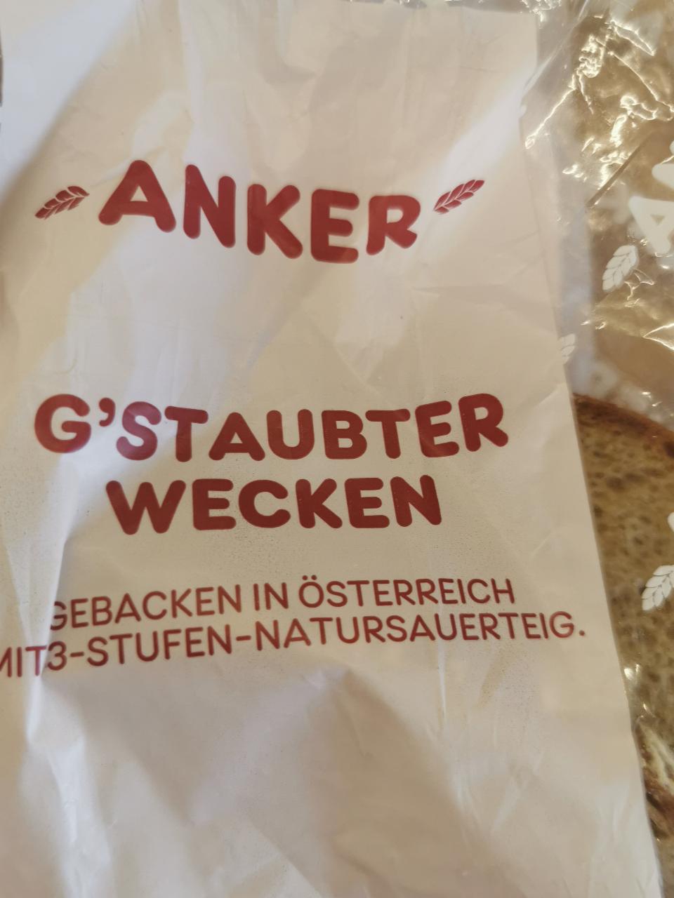 Fotografie - G'staubter Wecken Anker