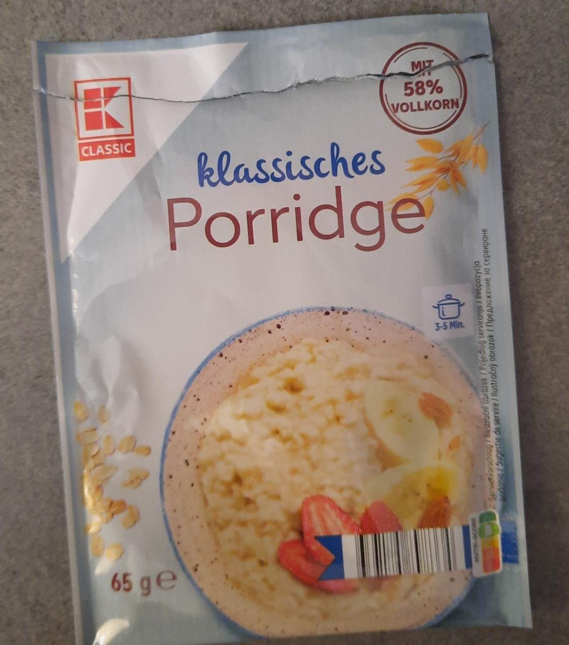 Fotografie - Porridge klassisches K-Classic