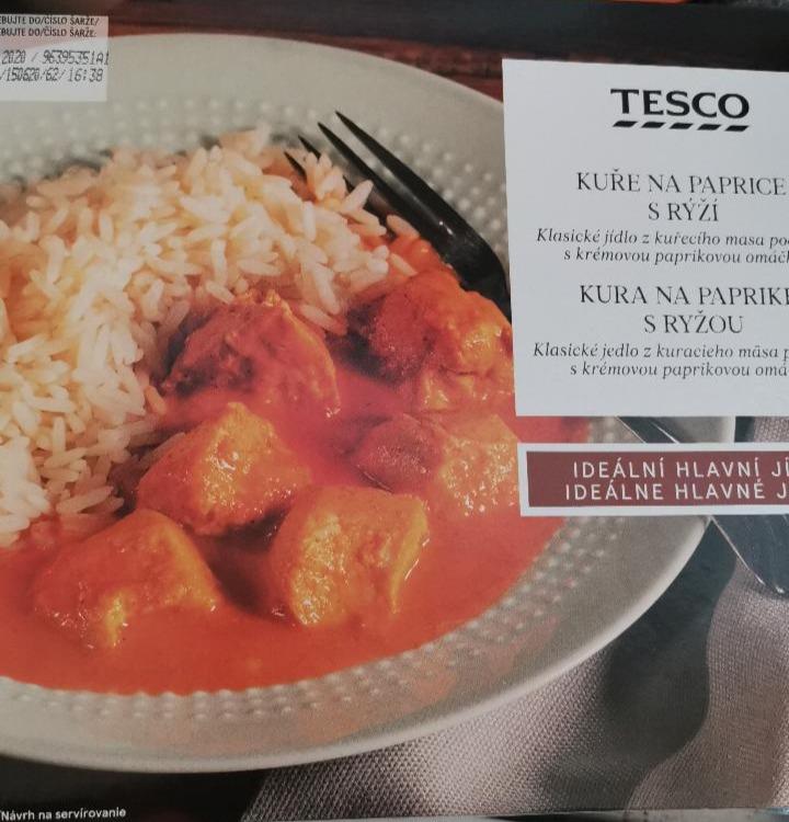 Fotografie - Kura na paprike s ryžou Tesco