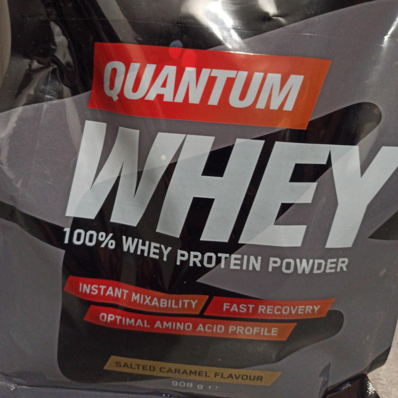 Fotografie - 100% Whey Protein Powder Salted Caramel Quantum