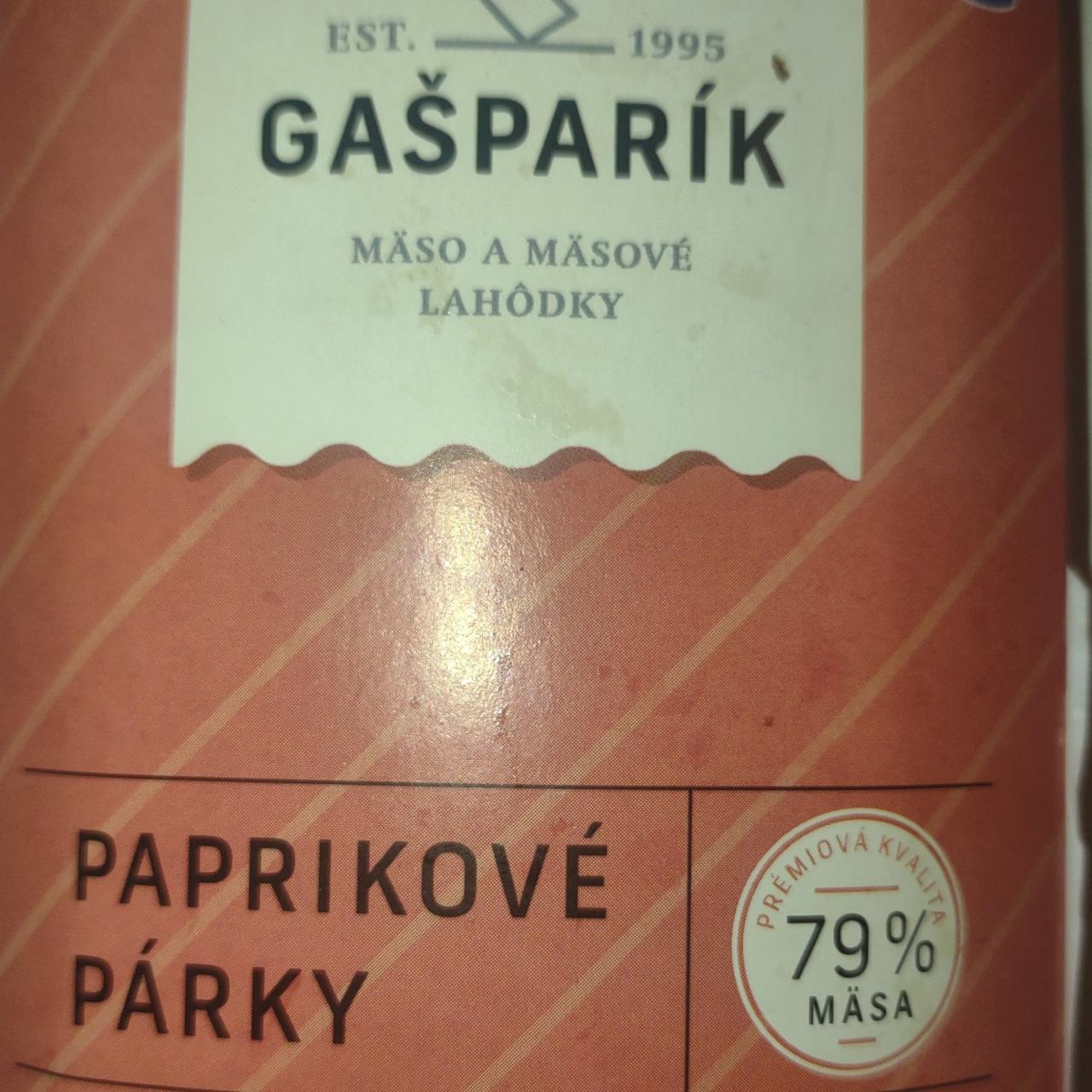 Fotografie - Paprikové párky Gašparík