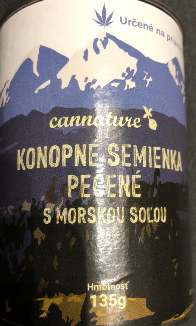 Fotografie - Konopné semienka pečené s morskou soľou Cannature