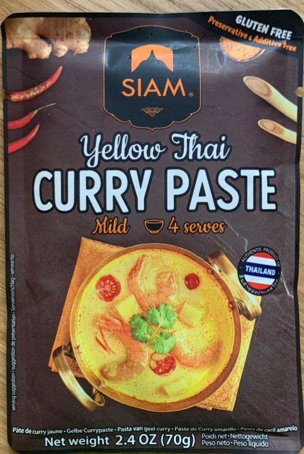 Fotografie - Yellow thai curry paste Siam