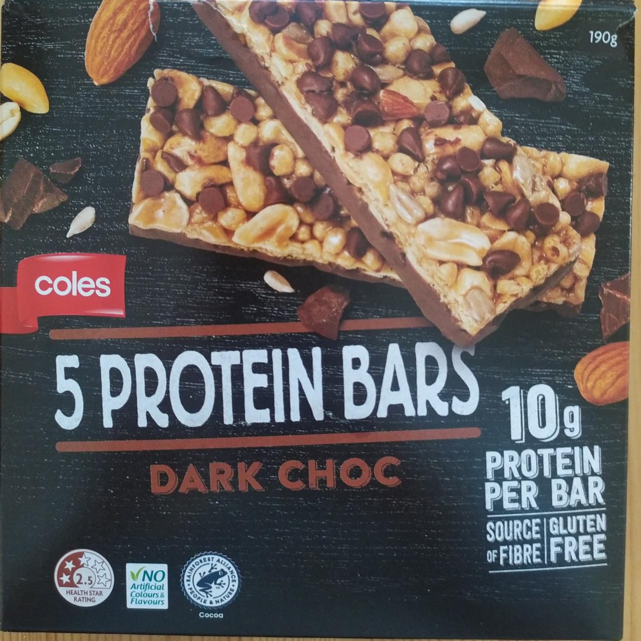 Fotografie - Protein Bar dark choc Coles