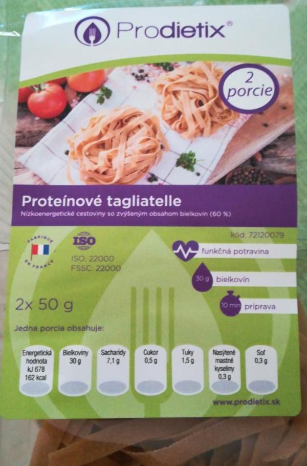 Fotografie - Proteínove tagliatelle Prodietix