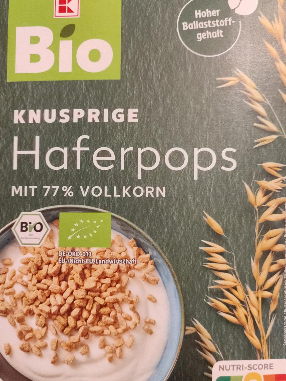 Fotografie - Knusprige haferpops mit 77% vollkorn