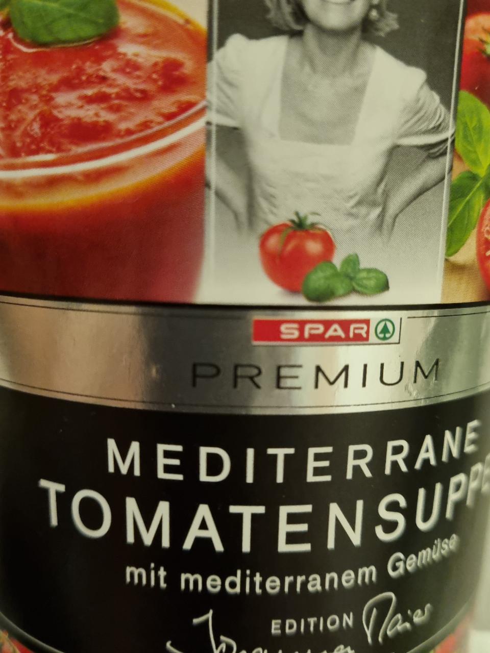 Fotografie - Mediterrane Tomatensuppe mit mediterranem Gemüse