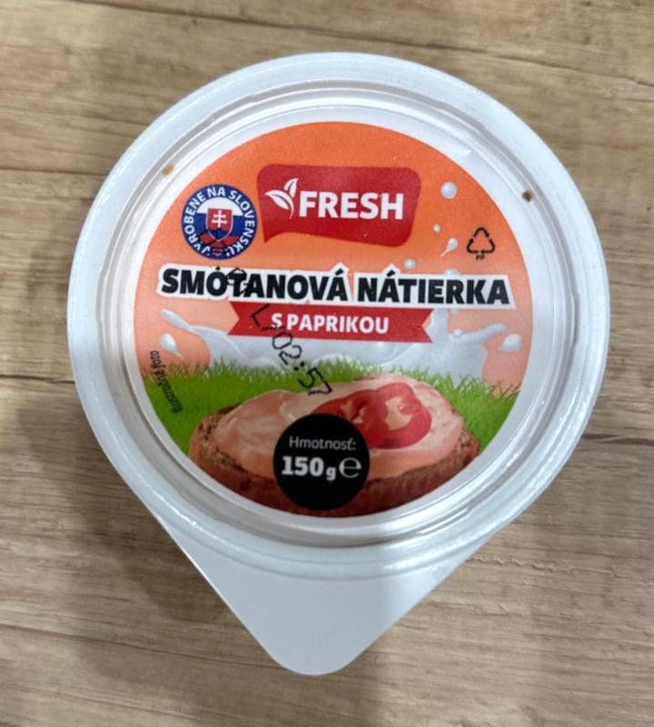 Fotografie - Smotanová nátierka s paprikou Fresh