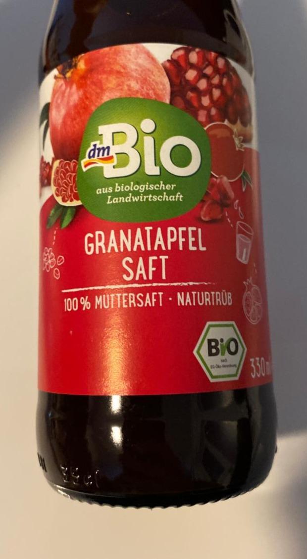 Fotografie - Granatapfel Saft dmBio