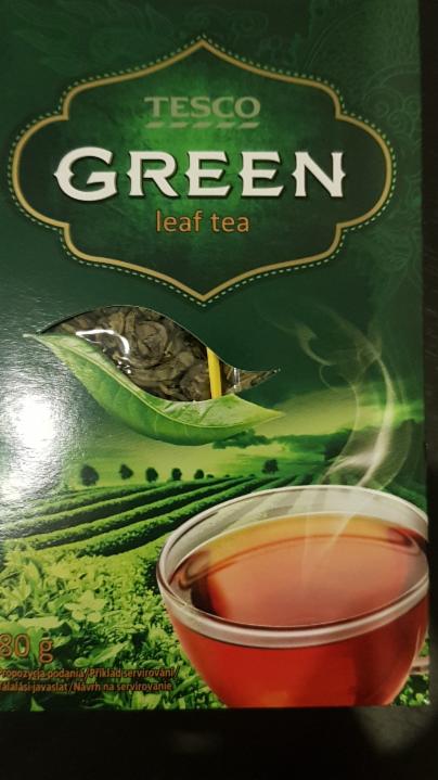 Fotografie - TESCO Green leaf tea