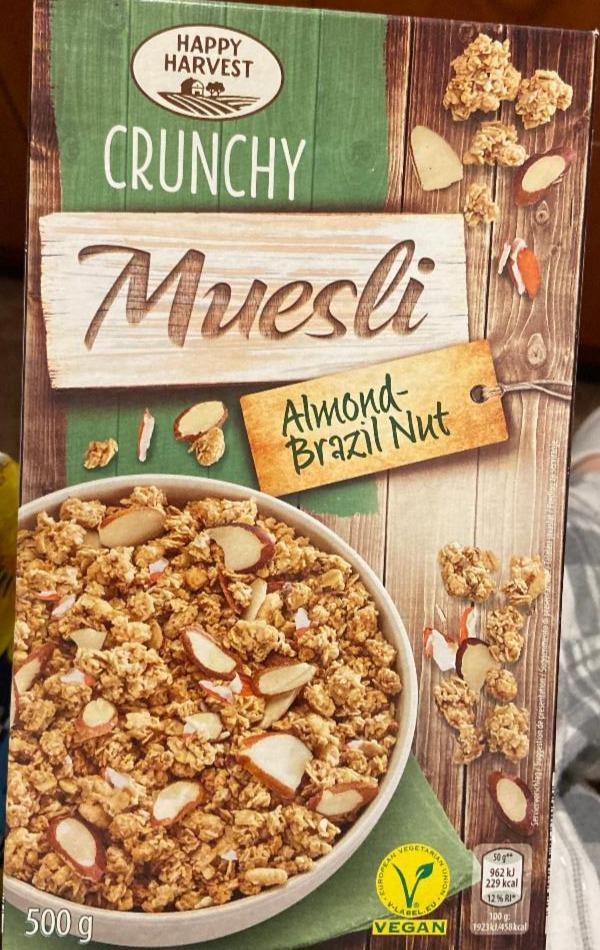 Fotografie - crunchy muesli almond brazil nut happy harvest