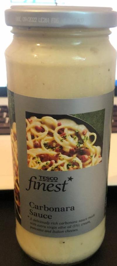 Fotografie - Carbonara sauce Tesco fitnest