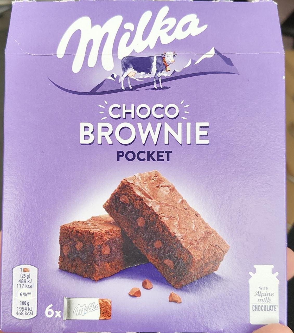Fotografie - Choco brownie pocket Milka