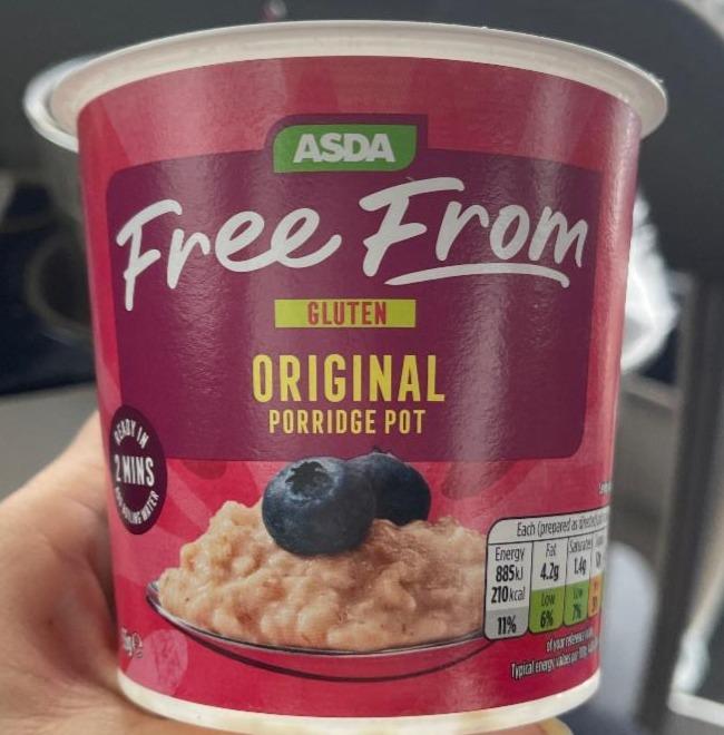 Fotografie - Original porridge pot Free From Gluten Asda