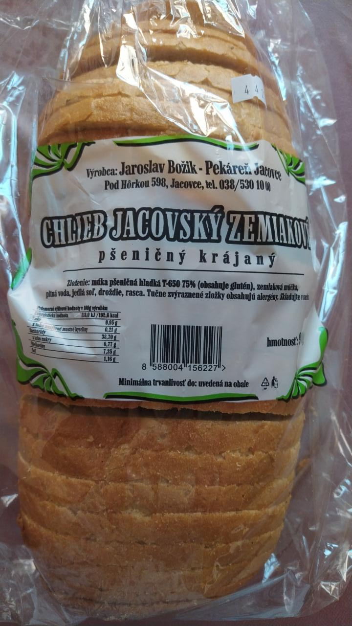Fotografie - chlieb jacovský zemiakový