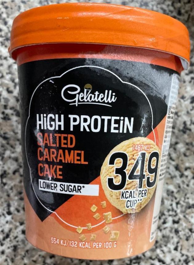 Fotografie - High Protein Salted caramel cake Gelatelli