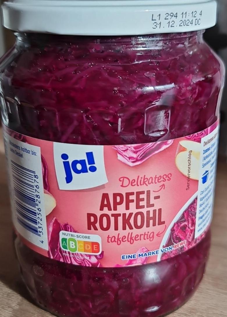 Fotografie - Delikatess Apfel-Rotkohl Ja!