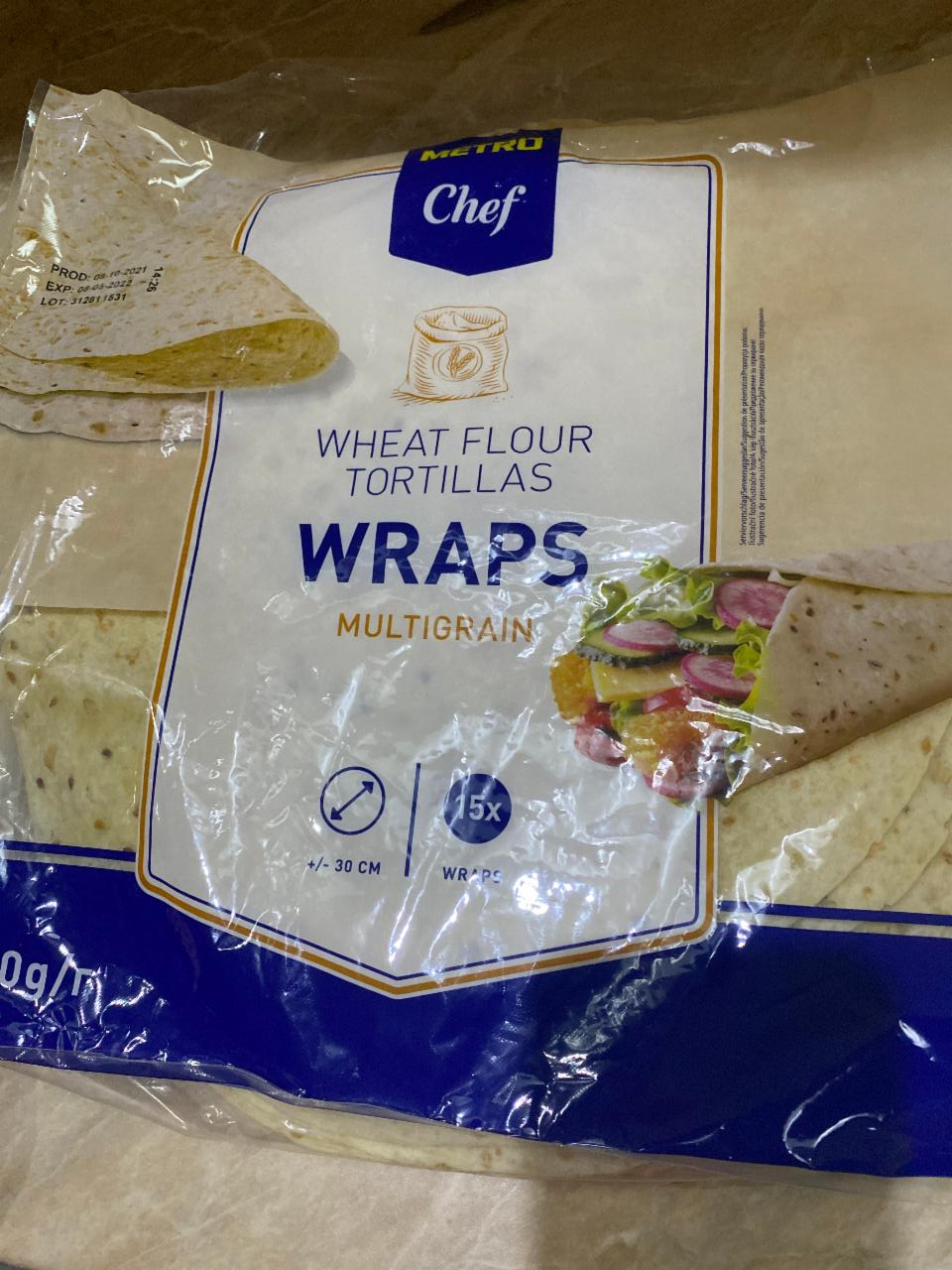 Fotografie - Wraps Multigrain Metro Chef