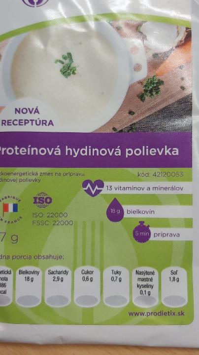 Fotografie - Proteínová hydinová polievka Prodietix