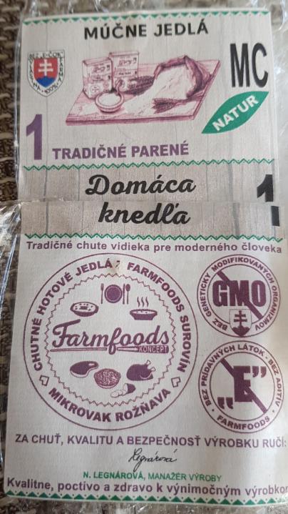 Fotografie - Domáca knedľa parená Farmfoods