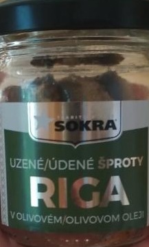 Fotografie - Údené šproty v olivovom oleji Riga Sokra