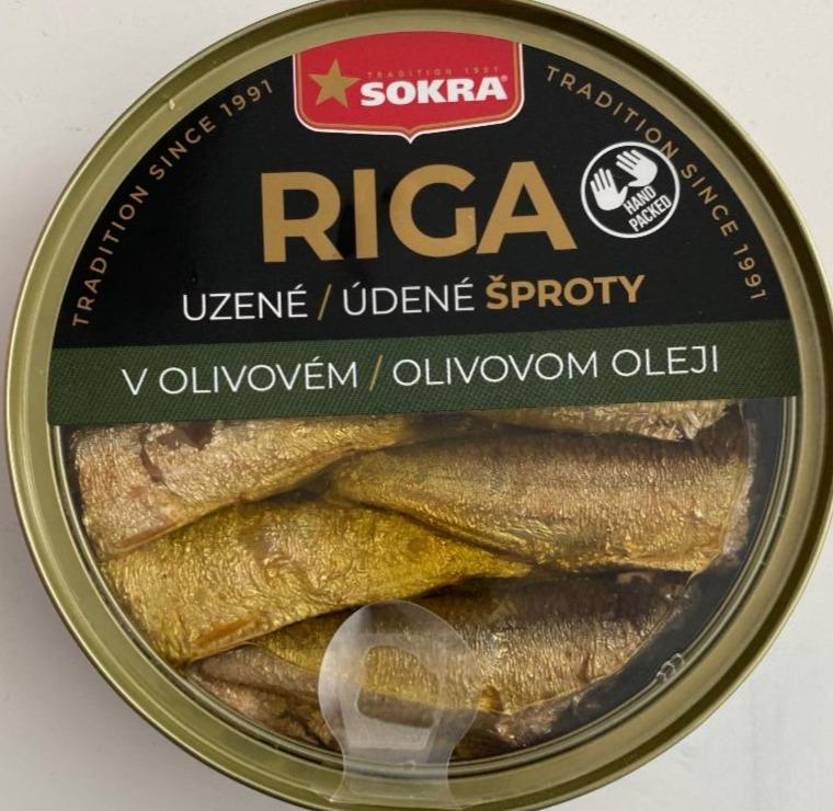 Fotografie - Údené šproty v olivovom oleji Riga Sokra