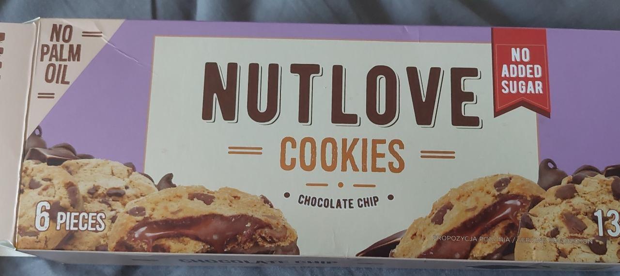 Fotografie - nutlove cookies chocolate chip