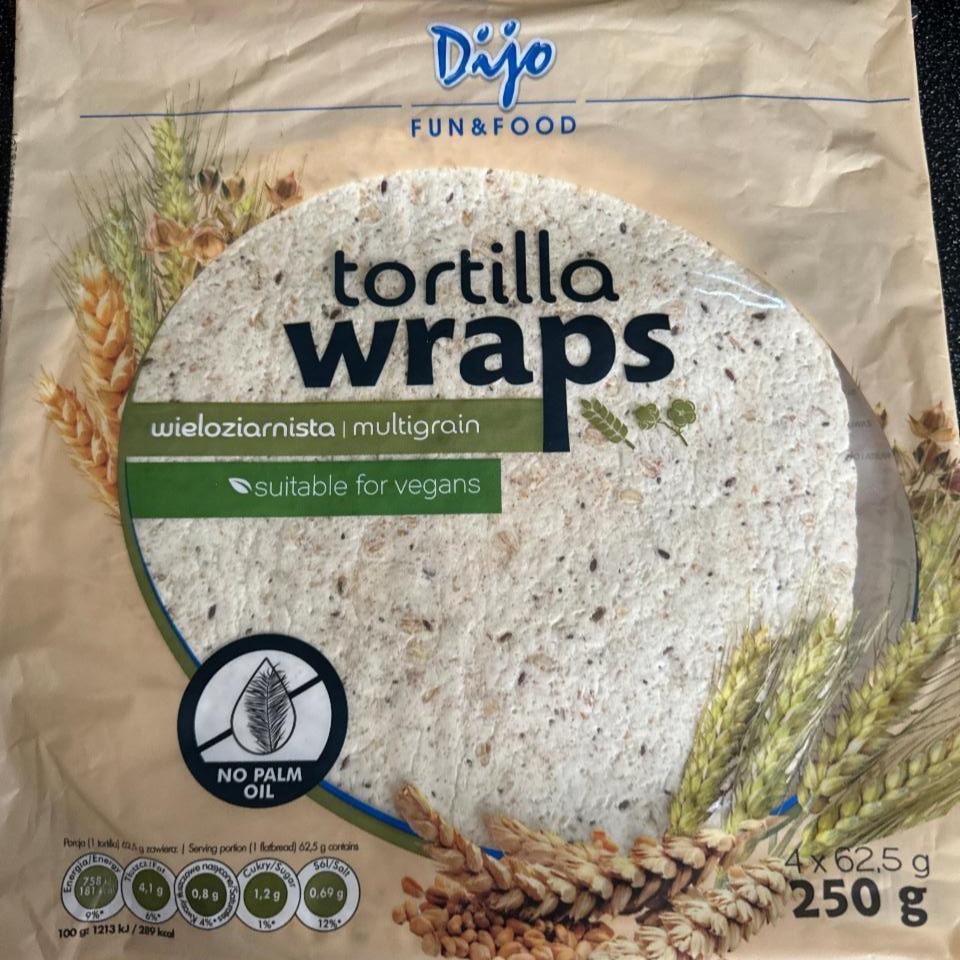 Fotografie - Tortilla wraps multigrain Dijo