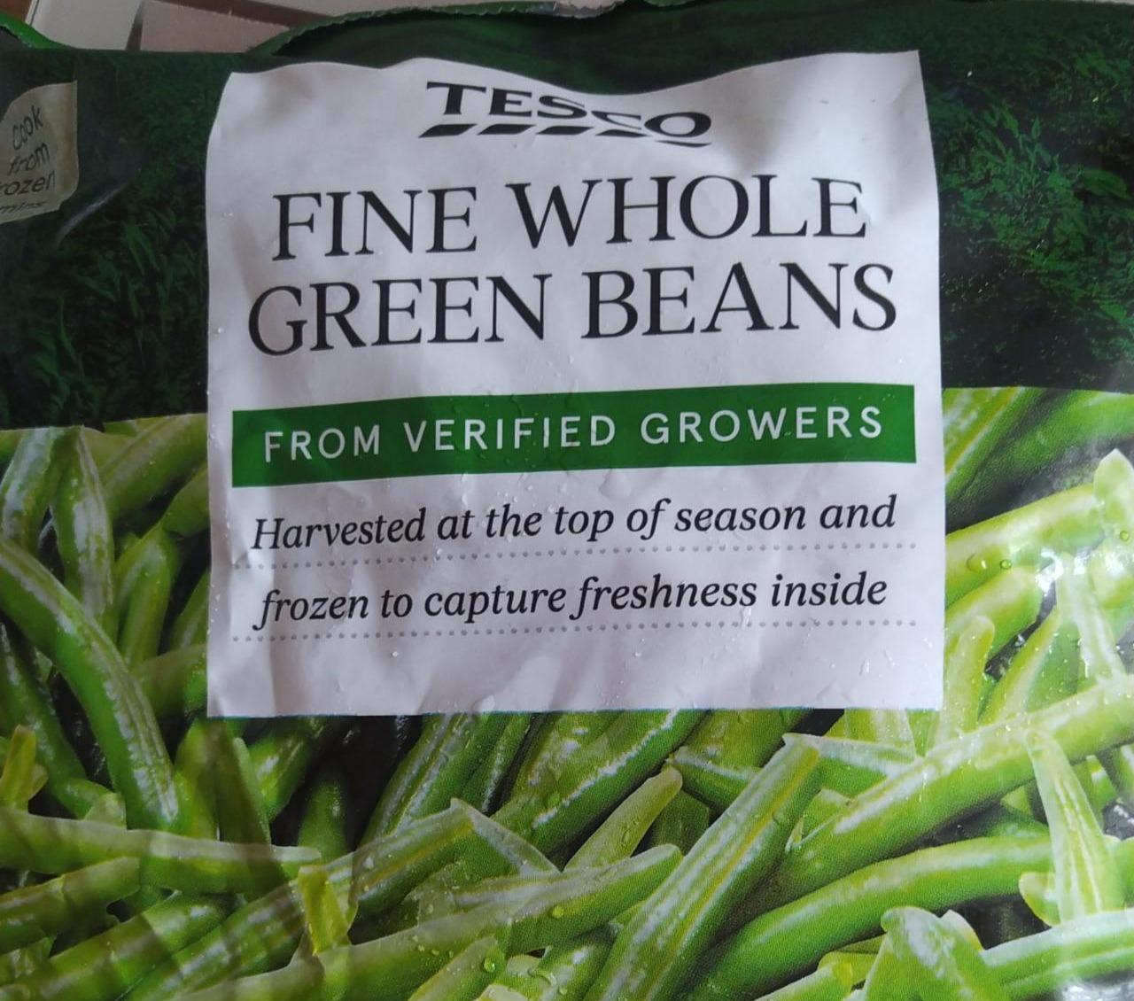 Fotografie - Fine Whole Green Beans Tesco