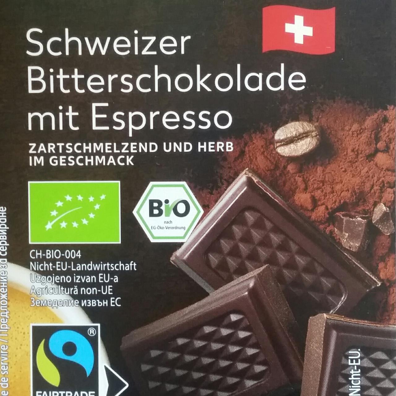 Fotografie - Čokoláda Espresso 72% Kaufland Bio